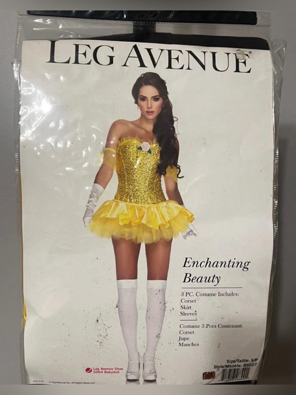 Y2K DEADSTOCK ENCHANTING BEAUTY SIZE SMALL LEG AVENUE